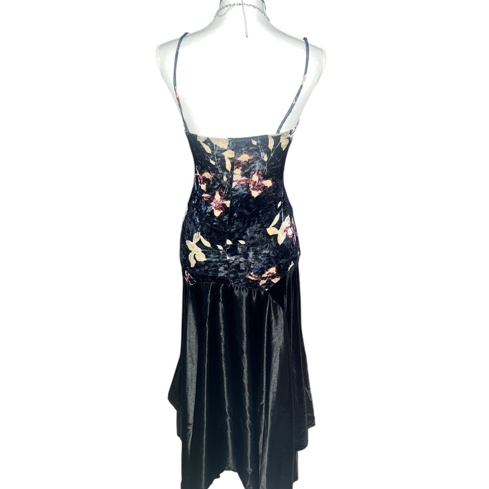 Beautiful Ruched High Low Slip Dress - Picture 4 of 4